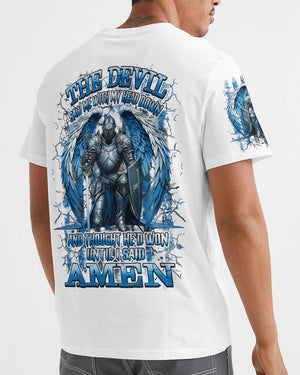The Devil Saw Me With My Head Down Warrior Men's All Over Print Shirt - Yhhn2111252