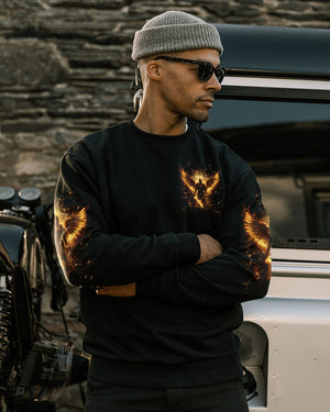 A Warrior Of Christ Fire Wings Men's All Over Print Shirt - Tlno0403242