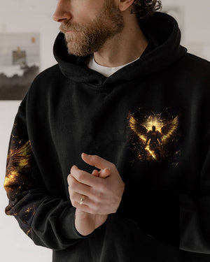 A Warrior Of Christ Fire Wings Men's All Over Print Shirt - Tlno0403242