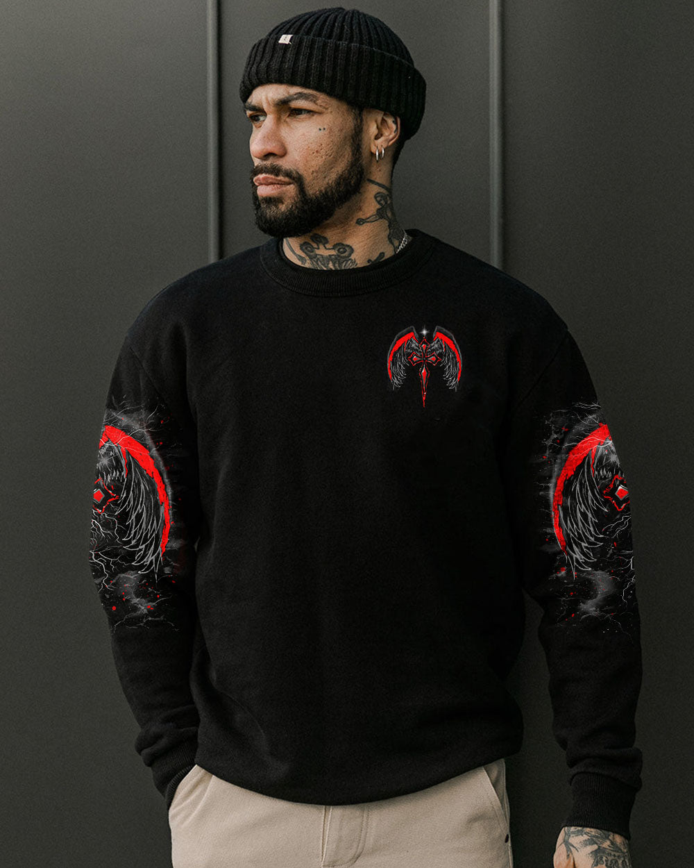 Forgiven Cross Wings Men's All Over Print Shirt - Tlno0503251