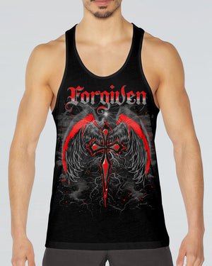 Forgiven Cross Wings Men's All Over Print Shirt - Tlno0503251
