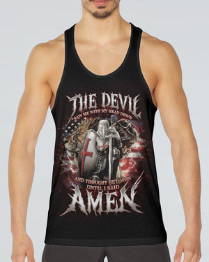 The Devil Saw Me With My Head Down Men's All Over Print Shirt - Tlno0605241
