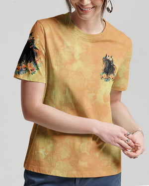 Runs On Jesus And Horses Women's All Over Print - Tlno0610234