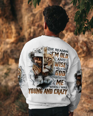 The Reason I’m Old And Wise Lion Men's All Over Print Shirt - Tlno0610251