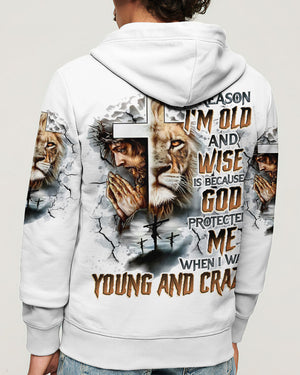 The Reason I’m Old And Wise Lion Men's All Over Print Shirt - Tlno0610251