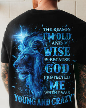 The Reason I’m Old And Wise Lion Men's All Over Print Shirt - Tlno0711251