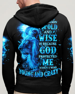 The Reason I’m Old And Wise Lion Men's All Over Print Shirt - Tlno0711251