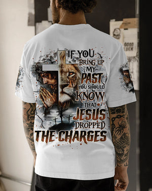 Jesus Dropped The Charges Lion Men's All Over Print Shirt - Tlno1009243