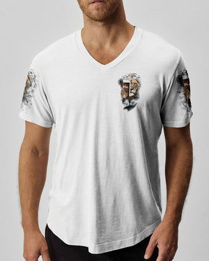 Jesus Dropped The Charges Lion Men's All Over Print Shirt - Tlno1009243