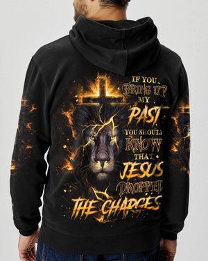 Jesus Dropped The Charges Lion Men's All Over Print Shirt - Tlno1408243