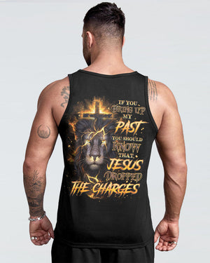 Jesus Dropped The Charges Lion Men's All Over Print Shirt - Tlno1408243