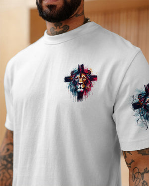 Fearless In Faith Lion Men's All Over Print Shirt - Tlno1410251