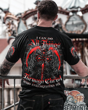 I Can Do All Things Cross Wings Men's All Over Print Shirt - Tlno1803253