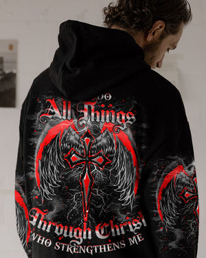 I Can Do All Things Cross Wings Men's All Over Print Shirt - Tlno1803253