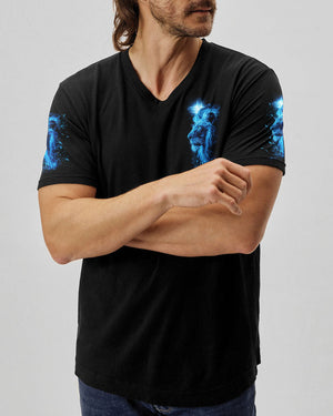 Jesus Dropped The Charges Lion Men's All Over Print Shirt - Tlno1811244