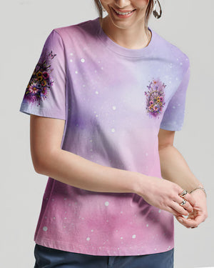 Jesus Take The Wheel Floral Women's All Over Print Shirt - Tlno2211234