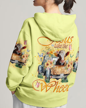 Jesus Take The Wheel Women's All Over Print Shirt - Tlno2407244