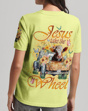 Jesus Take The Wheel Women's All Over Print Shirt - Tlno2407244