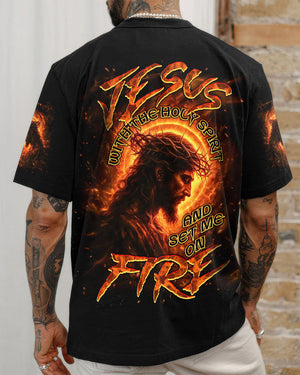 Jesus Fill Me With The Holy Spirit Men's All Over Print Shirt - Tlnt0310254