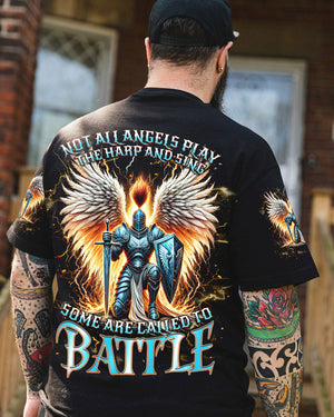 Not All Angels Play The Harp And Sing Warrior Men's All Over Print Shirt - Tlnt0402255