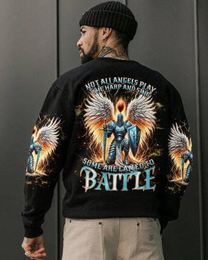 Not All Angels Play The Harp And Sing Warrior Men's All Over Print Shirt - Tlnt0402255