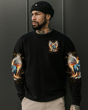 Not All Angels Play The Harp And Sing Warrior Men's All Over Print Shirt - Tlnt0402255