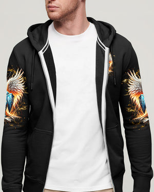 Not All Angels Play The Harp And Sing Warrior Men's All Over Print Shirt - Tlnt0402255