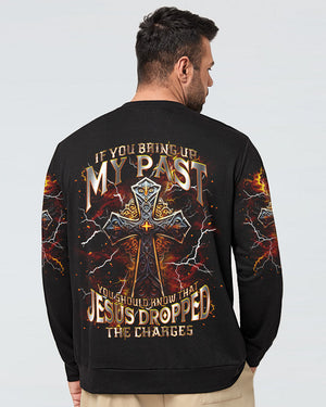 Jesus Dropped The Charges Men's All Over Print Shirt - Tlnt0406252