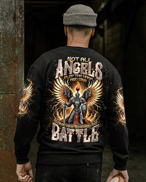 Not All Angels Play The Harp And Sing Warrior Men's All Over Print Shirt - Tlnt0502253