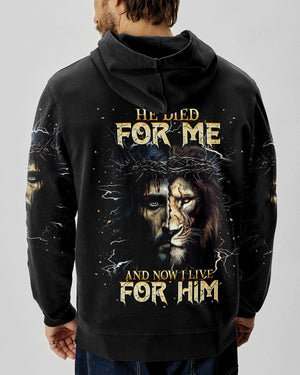 He Died For Me Lion Men's All Over Print Shirt - Tlnt0603252