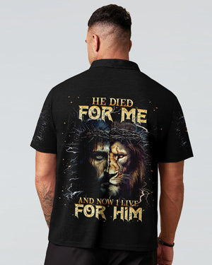 He Died For Me Lion Men's All Over Print Shirt - Tlnt0603252