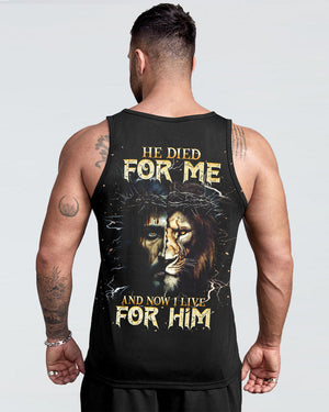 He Died For Me Lion Men's All Over Print Shirt - Tlnt0603252