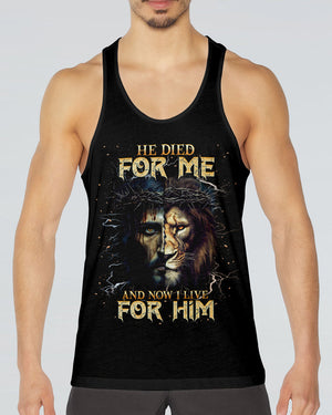 He Died For Me Lion Men's All Over Print Shirt - Tlnt0603252