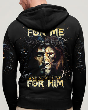 He Died For Me Lion Men's All Over Print Shirt - Tlnt0603252