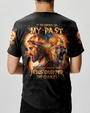 Jesus Dropped The Charges Lion Men's All Over Print Shirt - Tlnt0606241