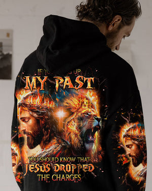 Jesus Dropped The Charges Lion Men's All Over Print Shirt - Tlnt0606241