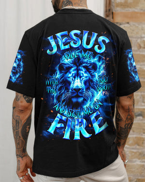 Jesus Fill Me With The Holy Spirit Lion Men's All Over Print Shirt - Tlnt0610252