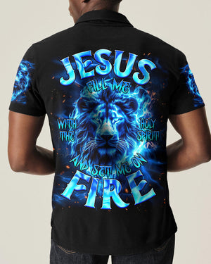 Jesus Fill Me With The Holy Spirit Lion Men's All Over Print Shirt - Tlnt0610252
