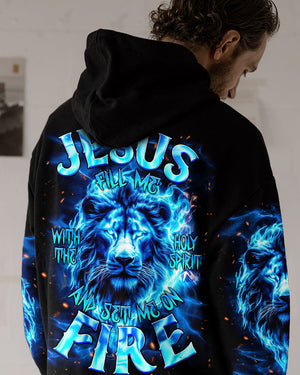 Jesus Fill Me With The Holy Spirit Lion Men's All Over Print Shirt - Tlnt0610252