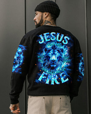 Jesus Fill Me With The Holy Spirit Lion Men's All Over Print Shirt - Tlnt0610252