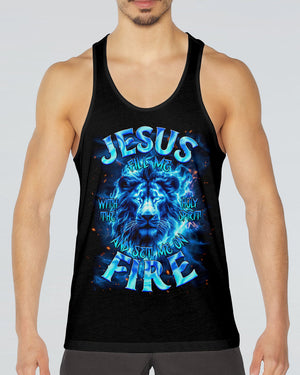 Jesus Fill Me With The Holy Spirit Lion Men's All Over Print Shirt - Tlnt0610252