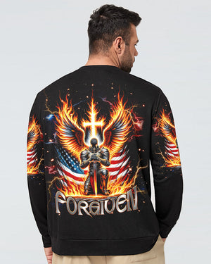 Forgiven Warrior Wings Men's All Over Print Shirt - Tlnt0703254