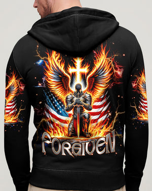 Forgiven Warrior Wings Men's All Over Print Shirt - Tlnt0703254