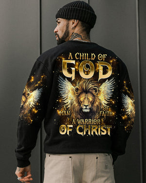 A Warrior Of Christ Lion Wings Men's All Over Print Shirt - Tlnt1004252