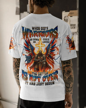 When God's Warriors Go Down Men's All Over Print Shirt - Tlnt1309251