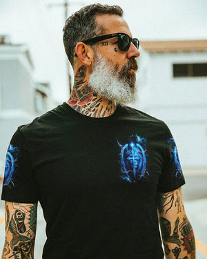 I Can Do All Things Cross Lion Wings Men's All Over Print Shirt - Tlnt1404252