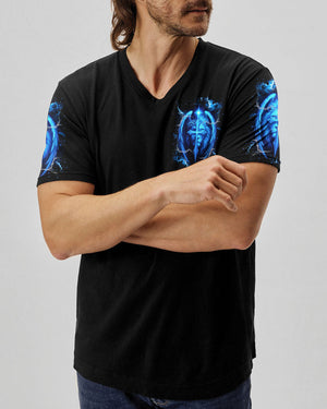 I Can Do All Things Cross Lion Wings Men's All Over Print Shirt - Tlnt1404252