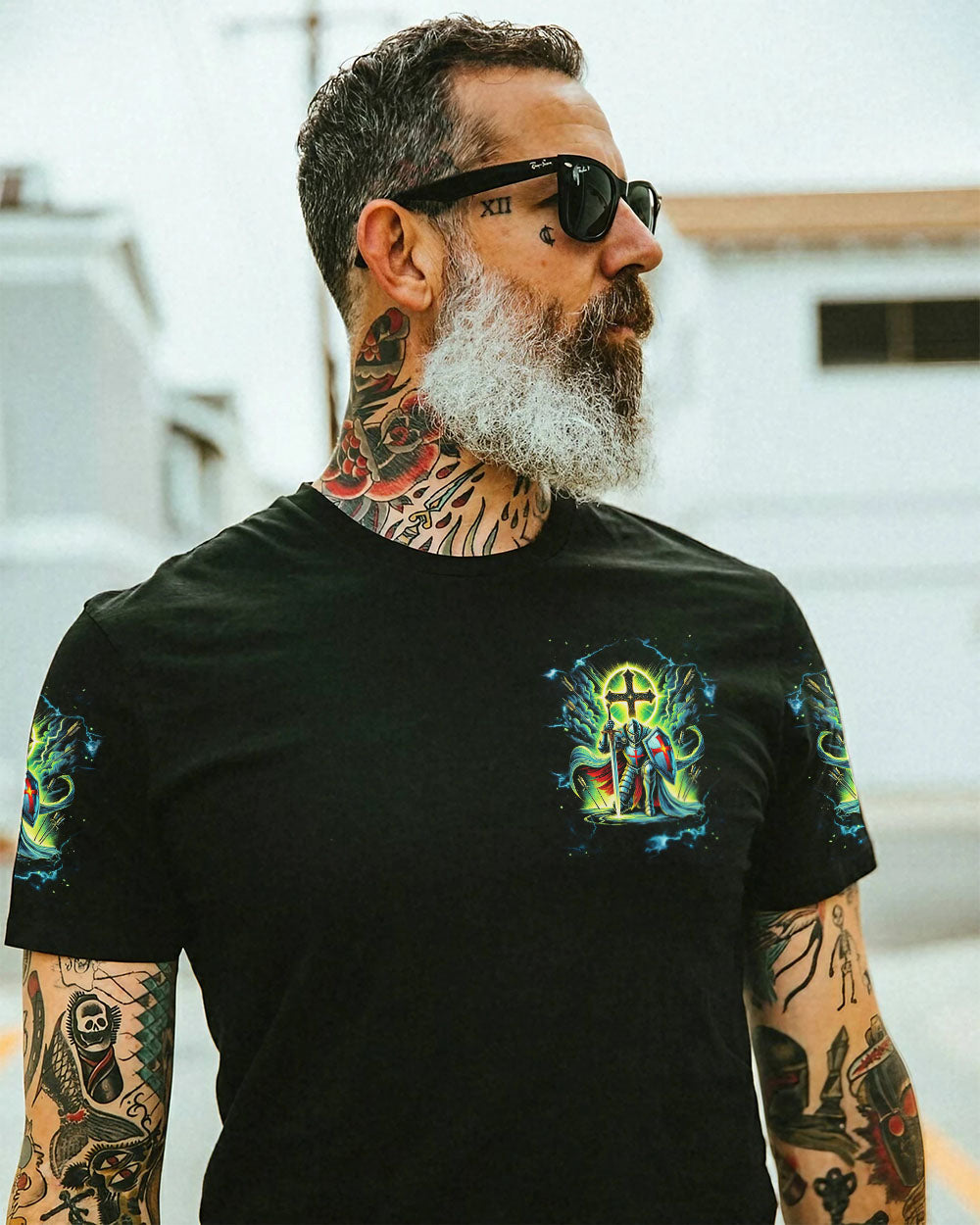 I Only Kneel For One Man Warrior Men's All Over Print Shirt - Tlnt1607244