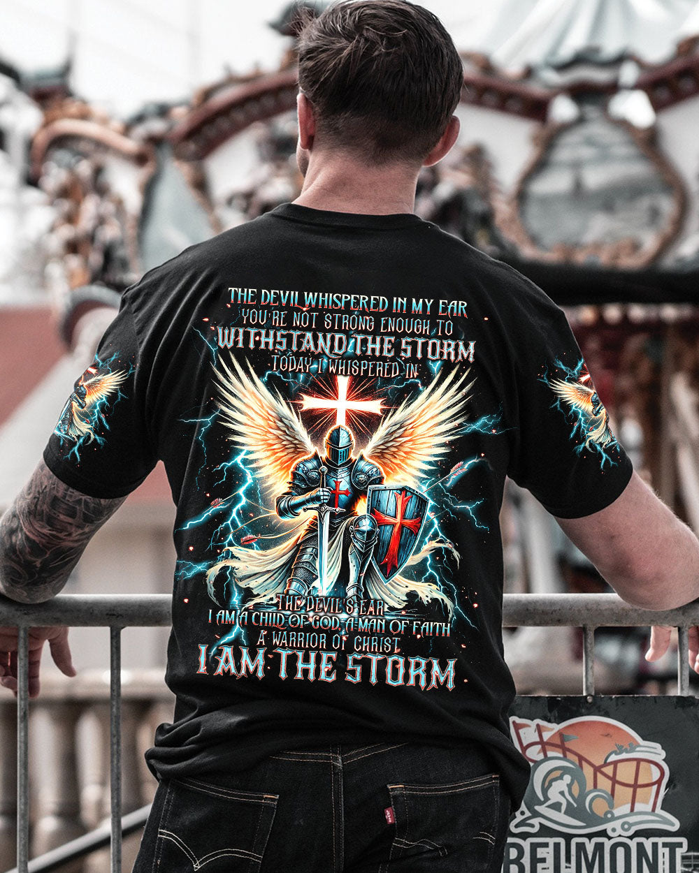 I Am The Storm Warrior Men's All Over Print Shirt - Tlnt1707243