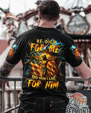 He Died For Me Men's All Over Print Shirt - Tlnt1905252